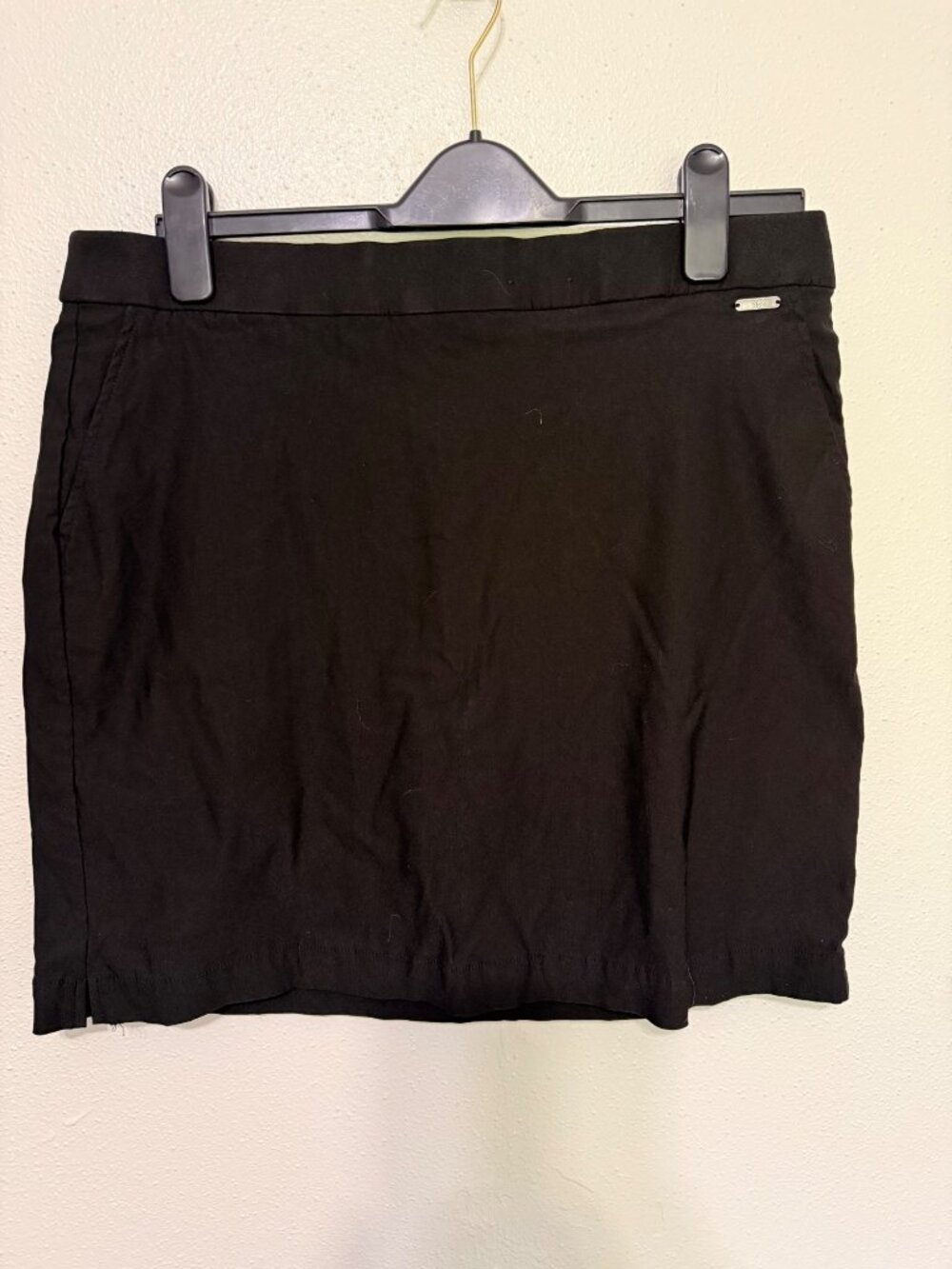 Rafaella Skort Black Mini Pockets Golf Travel Casual Womans XL